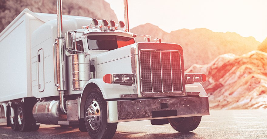 Truck Parked on a Road